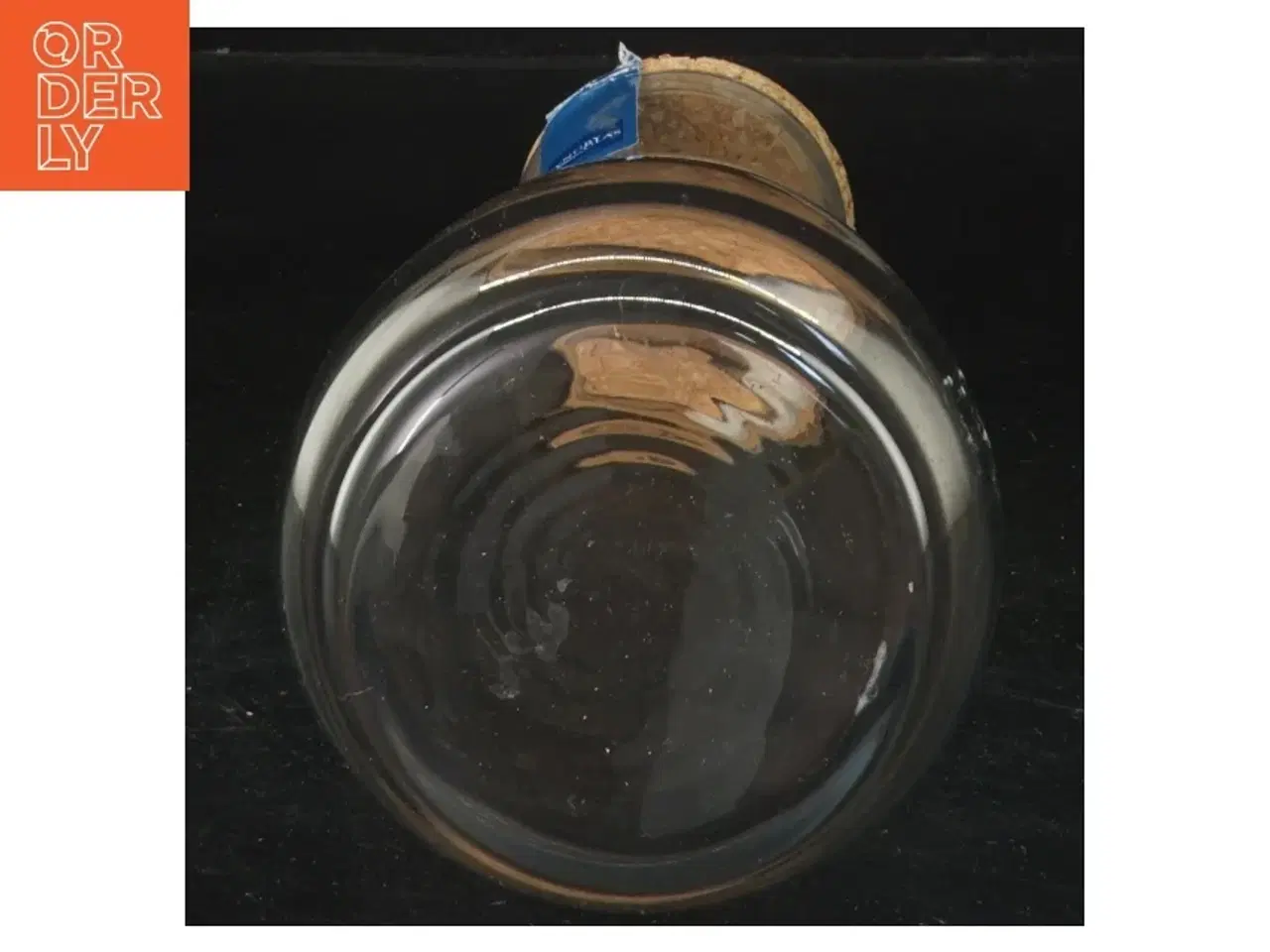 Billede 2 - Karaffel med korklåg fra Lyngby Glas (str. 25x8 cm)