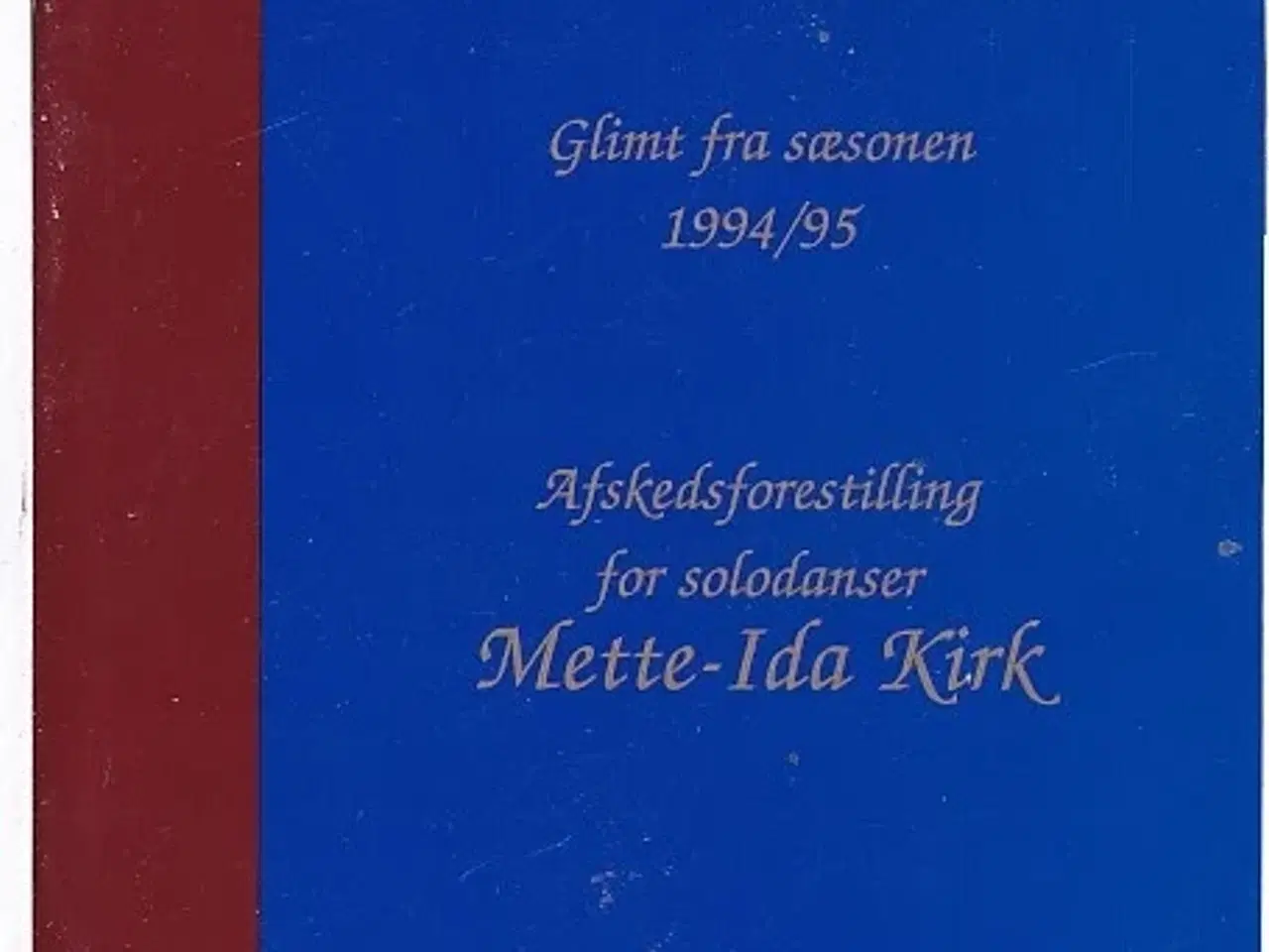 Billede 1 - Balletgalla - Ballet 1995 - Det Kongelige Teater - Program A5 - Pæn
