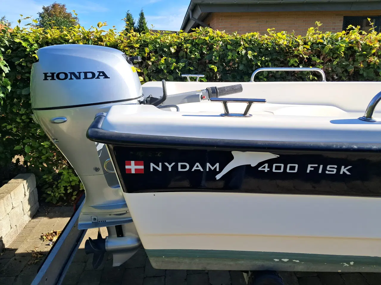 Billede 5 - Jolle, Glasfiber 400 FISK,m.Honda 10HK,og Trailer
