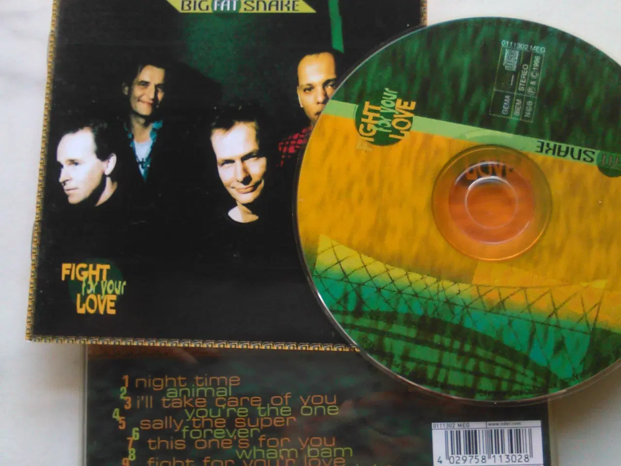 Billede 2 - Big Fat Snake Fight For Your Love (1996  