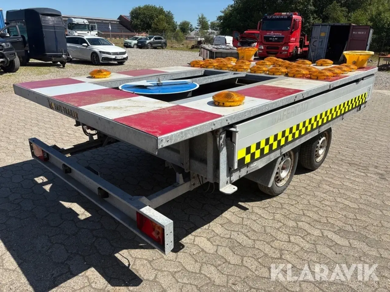 Billede 4 - Anhængere til personbiler Safetrailer Tavlevogn