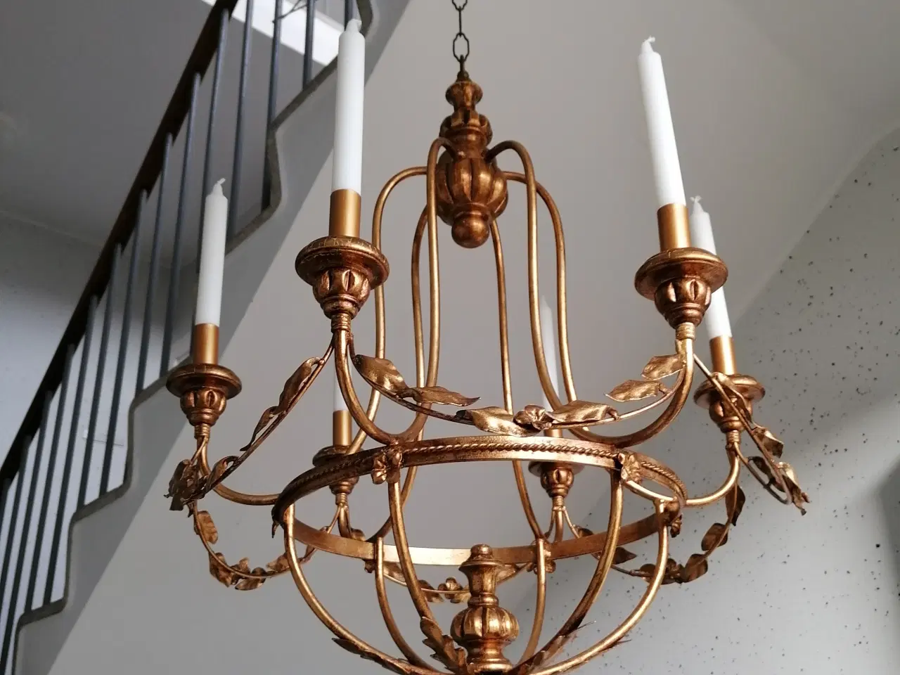 Billede 7 - Lysekrone til stearinlys 