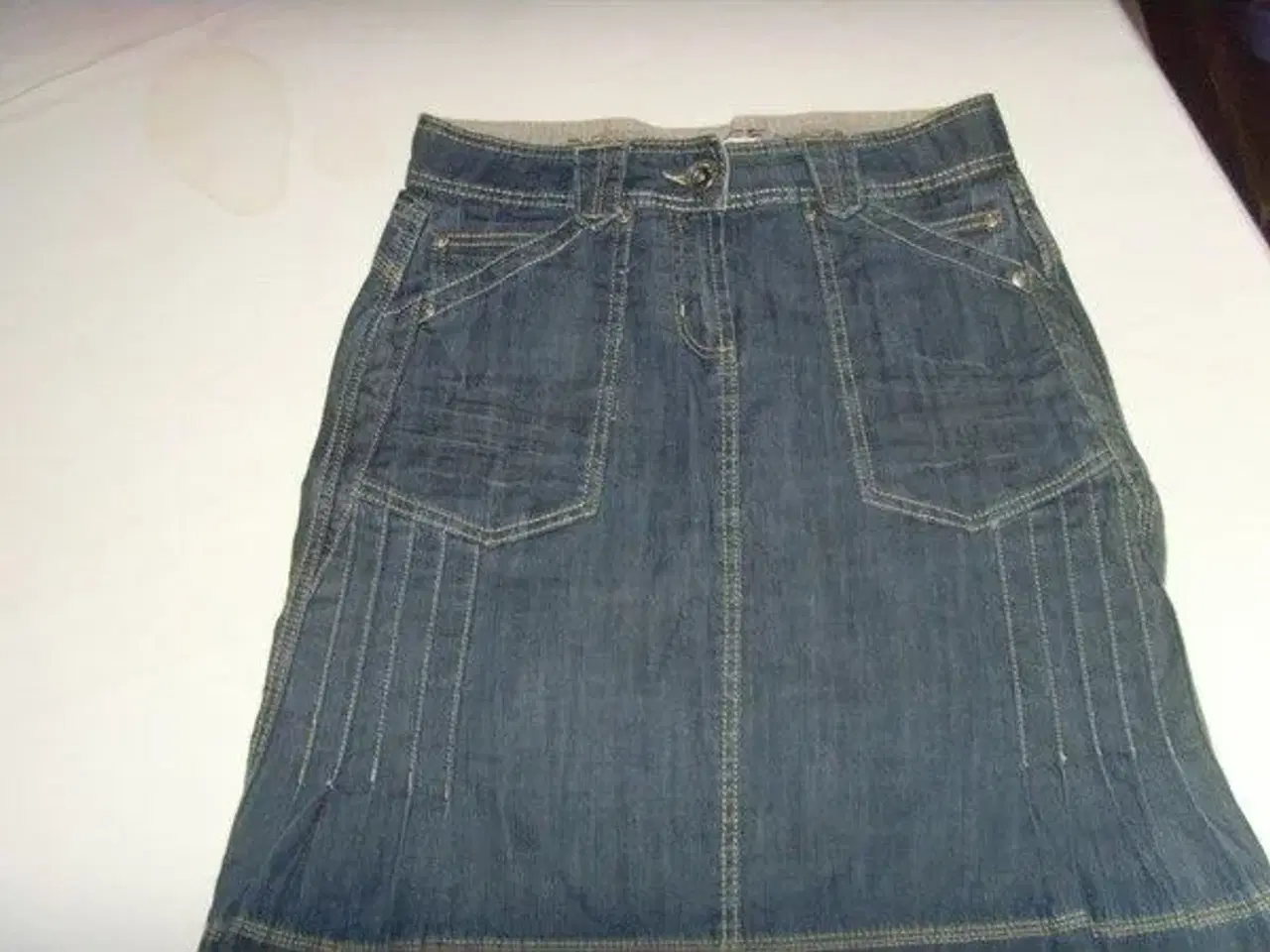 Billede 1 - Edge denim nederdel str 38