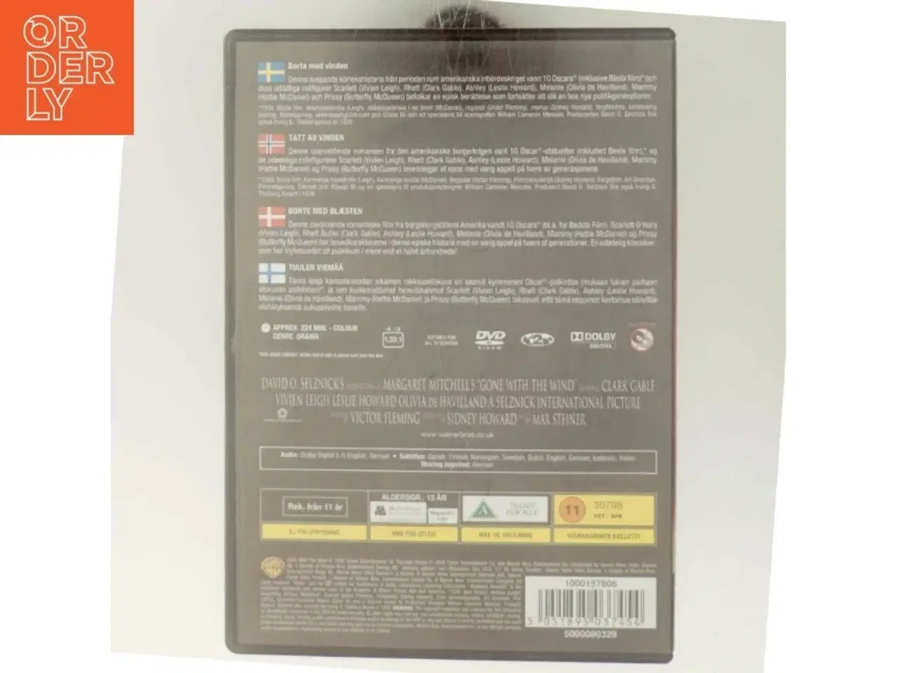 Billede 3 - Gone With the Wind, med Vivien Leigh (DVD)