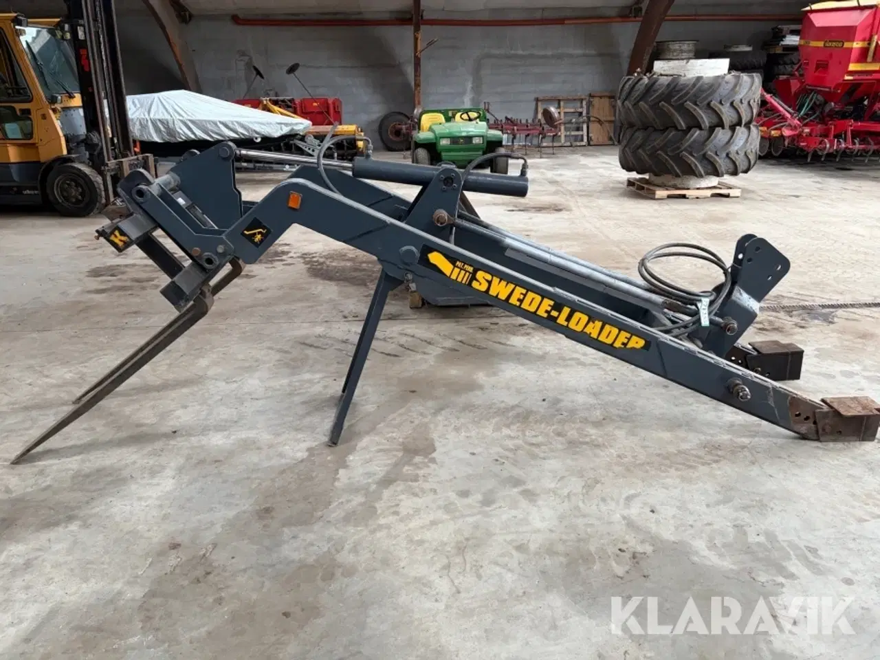Billede 2 - Frontlæsser med gafler og skovl Swede-Loader