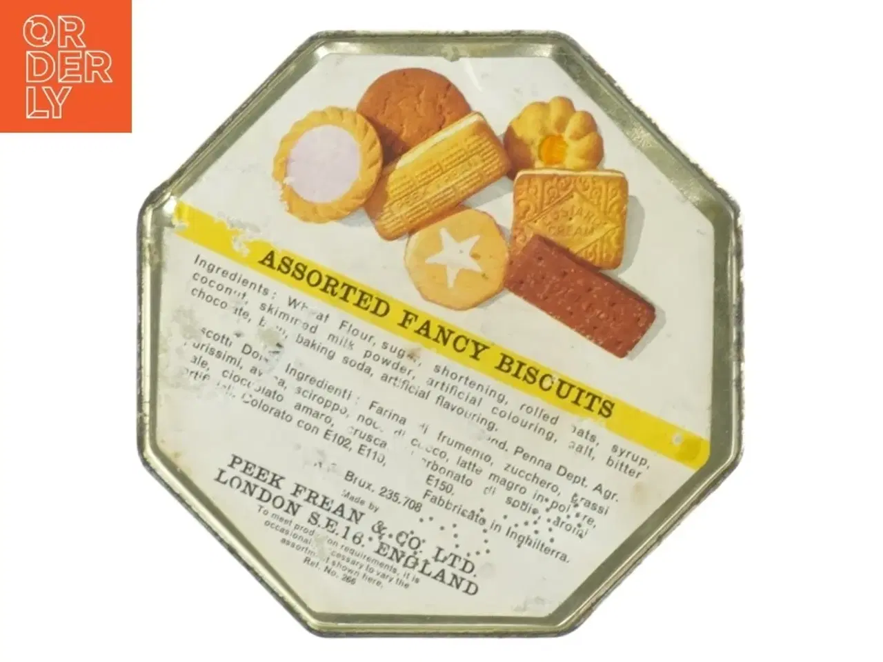 Billede 3 - Vintage metal kagedåse fra Peek Frean & Co Ltd (str. H. 13,5 cm ø. 12 cm)