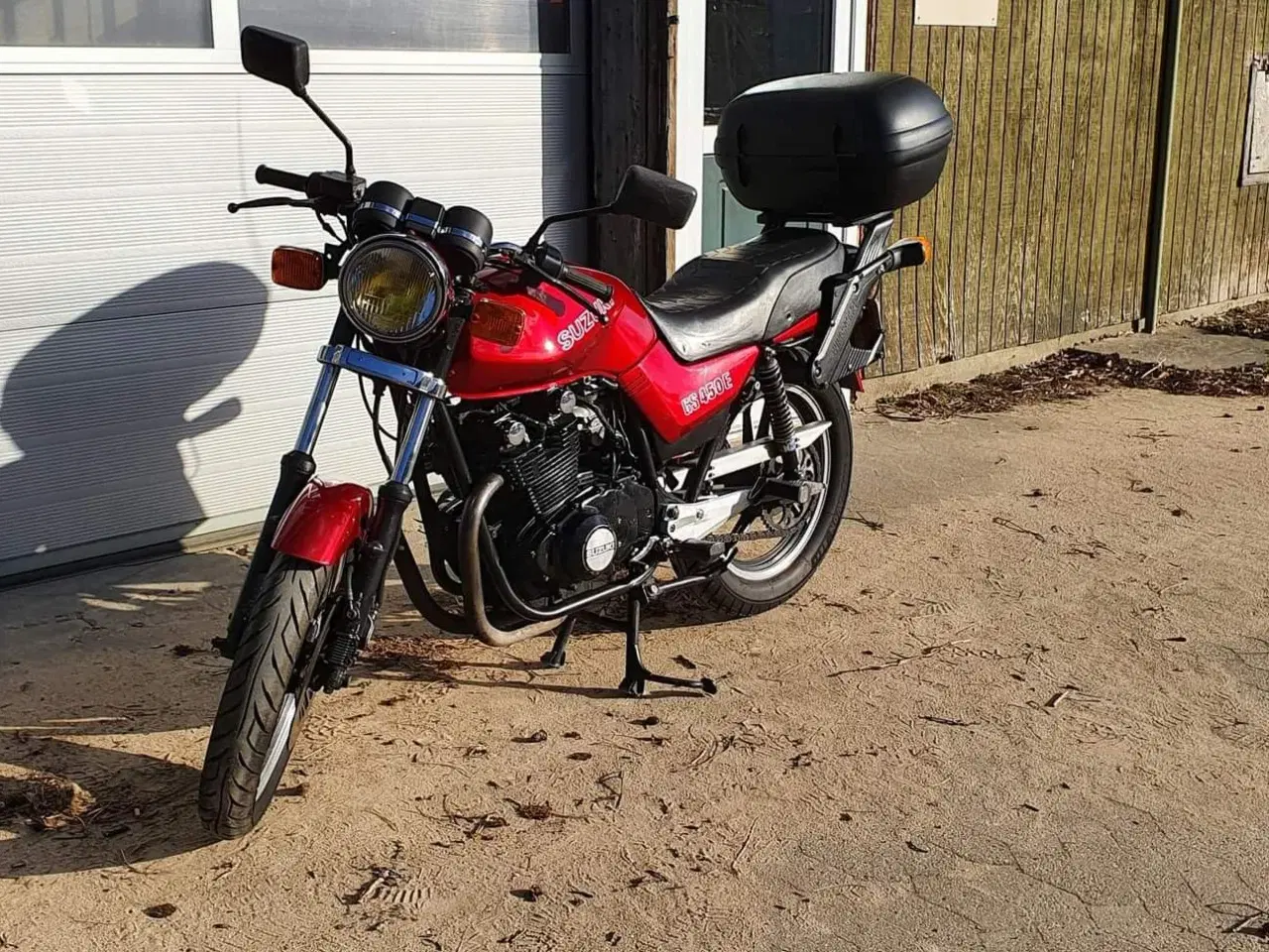 Billede 6 - Rød veteran Suzuki GS 450E i fin stand 