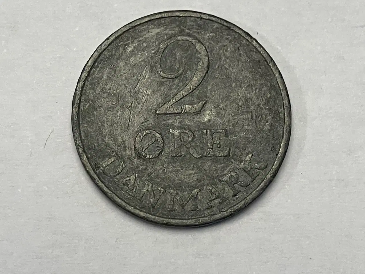 Billede 2 - 2 Øre Danmark 1957