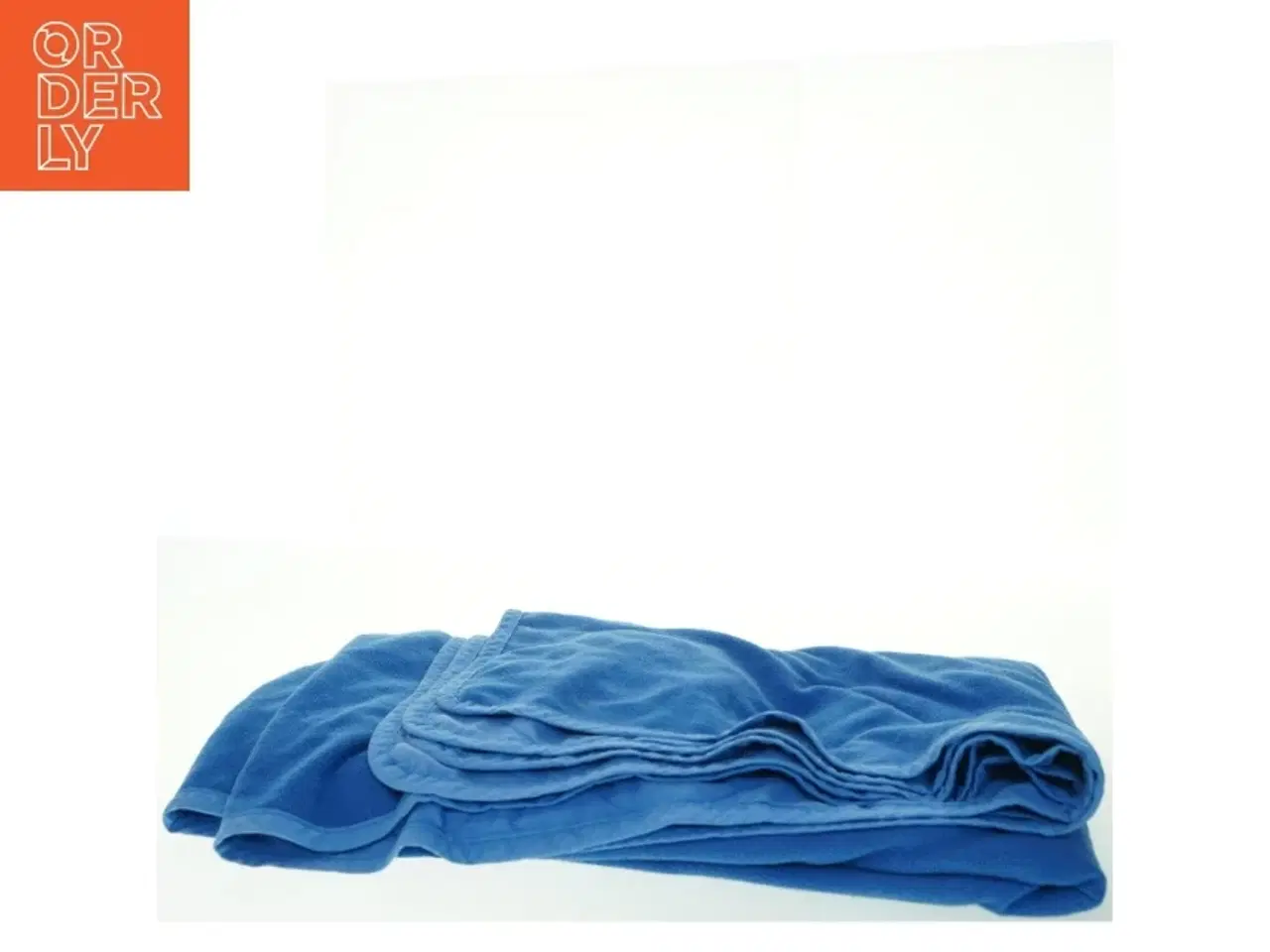 Billede 1 - Blå fleece tæppe (str. 118x200 cm)