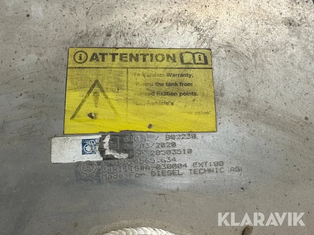 Billede 6 - Dieseltank Diesel Technic AG - Aluminium