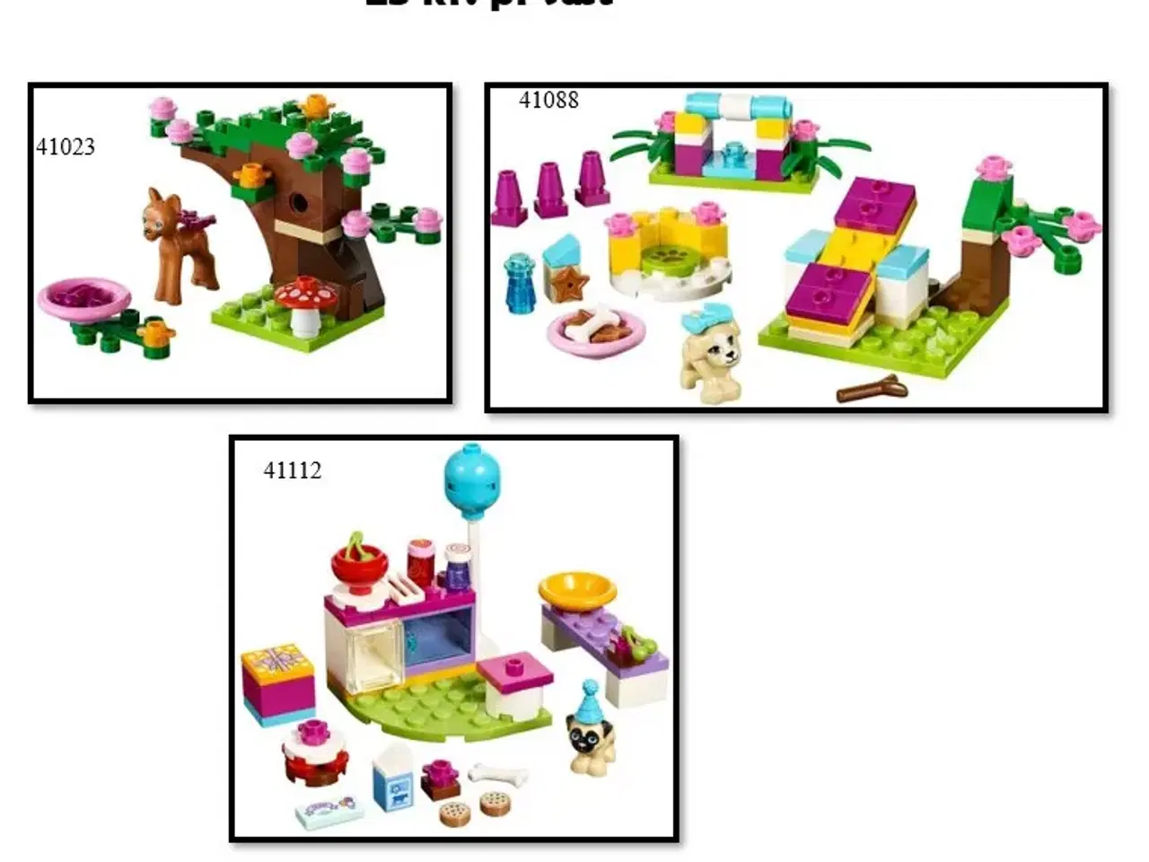 Billede 1 - Lego Friends, 41023, 41088, 41112