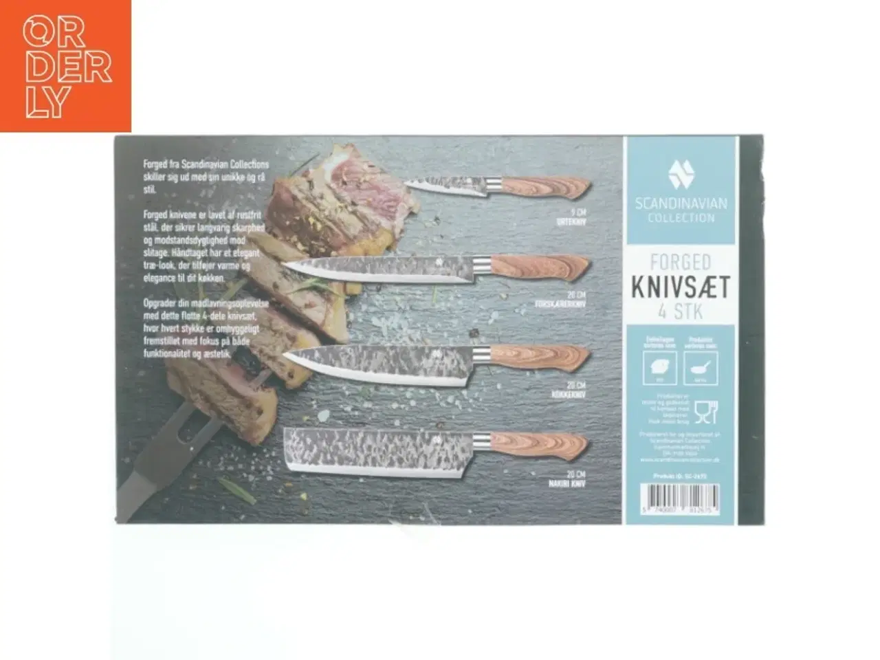 Billede 2 - Knivsæt 4 stk fra Scandinavian Collection (str. 20-9 cm)