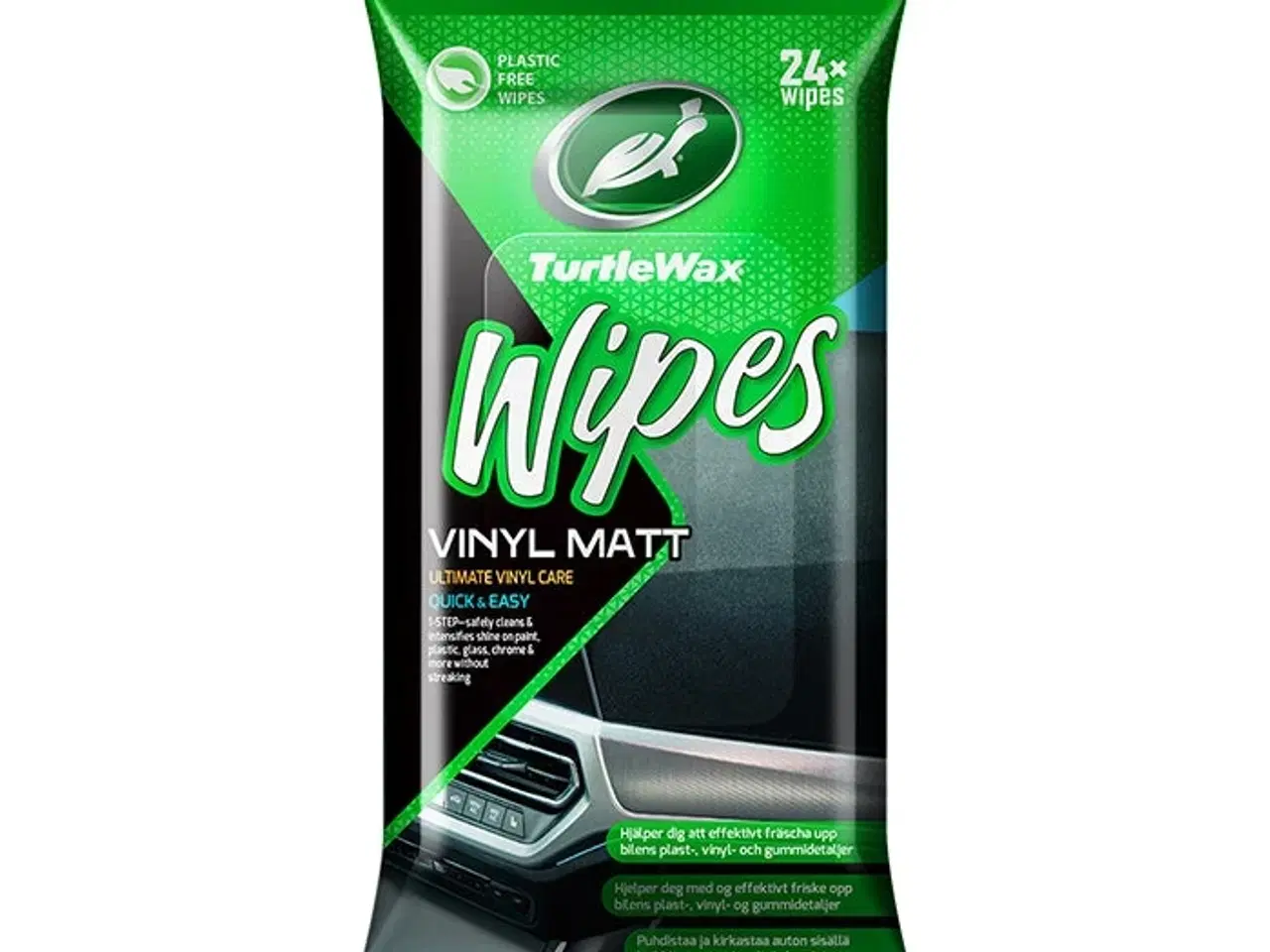 Billede 1 - Turtle Vinyl Wipes Mat Flatpack 24 stk.