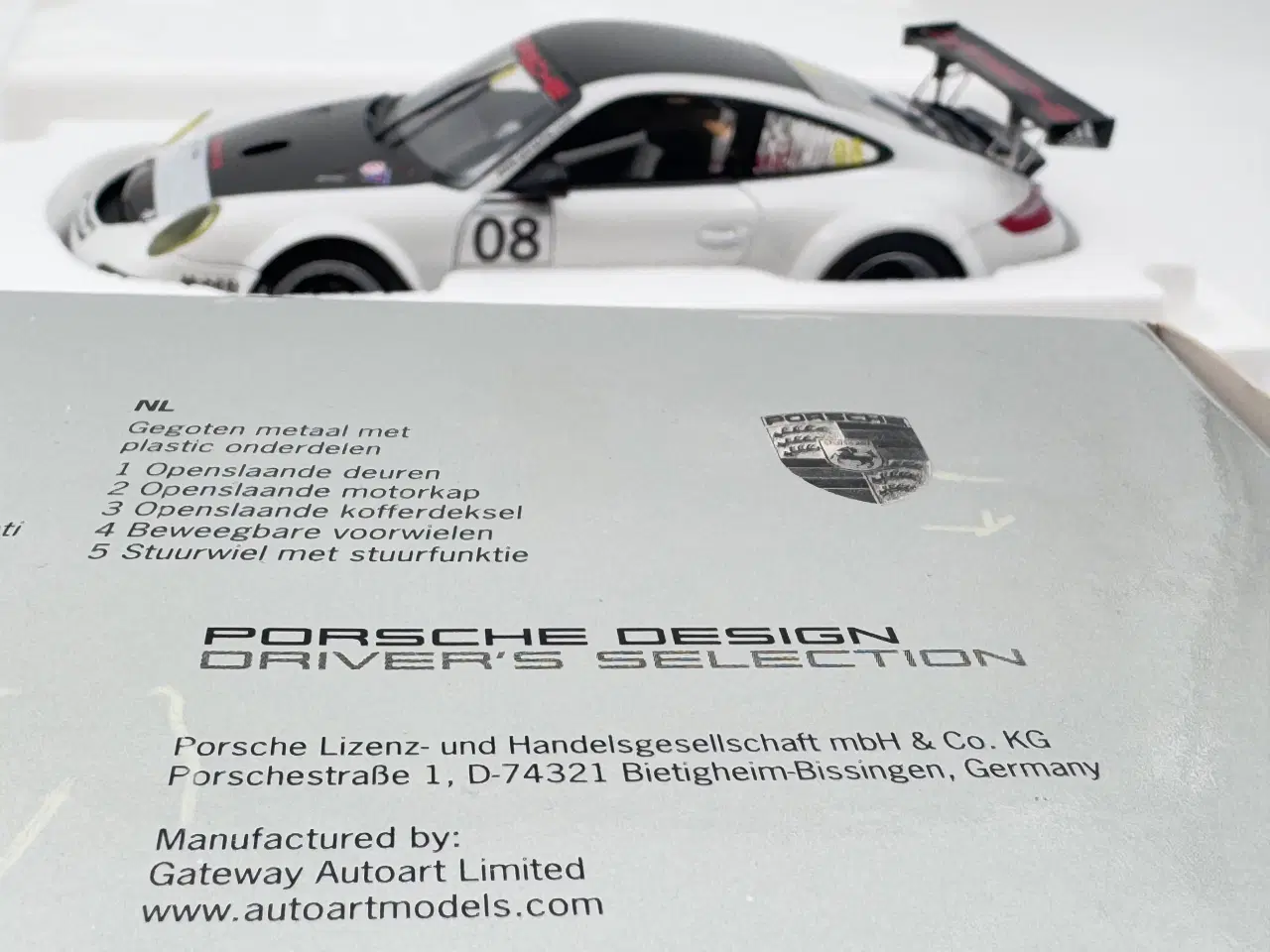 Billede 11 - 2008 Porsche 911 (997) GT3 RSR #8 - AUTOart - 1:18