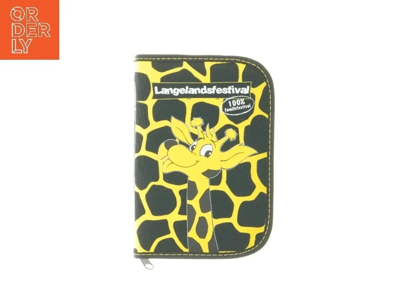 Billede 1 - Langelandsfestival pung med giraffmotiv fra Langelandsfestival (str. 19x13x2,5 cm)