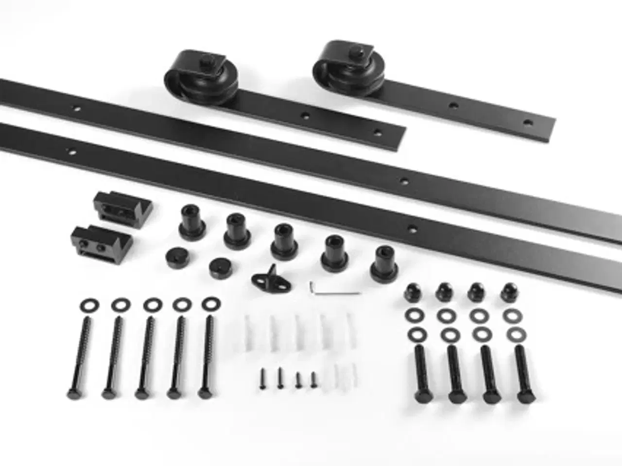 Billede 4 - skydedør Swedoor med skydedørsbeslag retro sort.