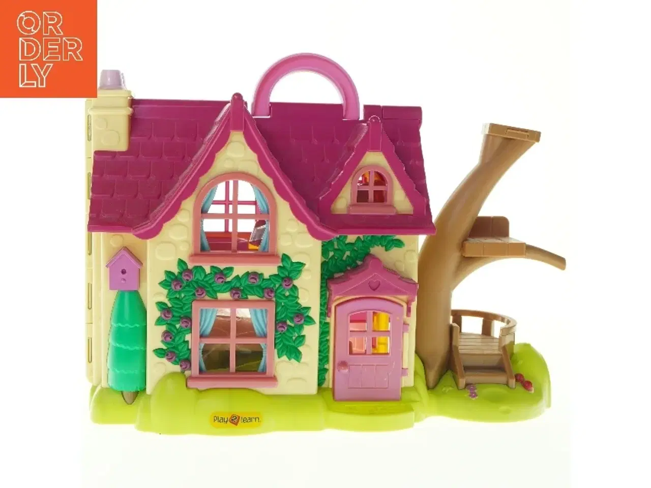 Billede 1 - Plastik dukkehus med stub (str. 44 x 20 cm)