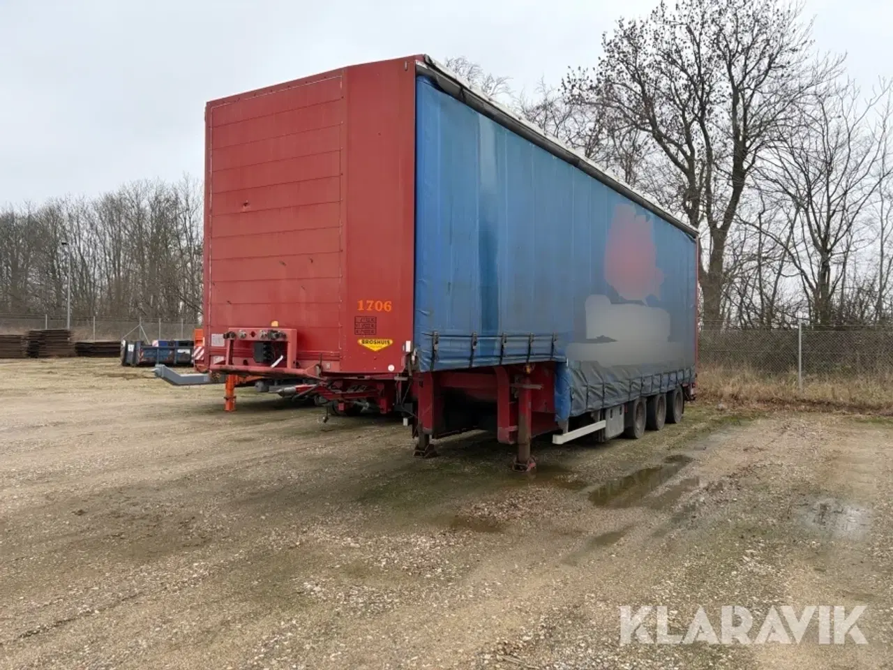 Billede 1 - Maskinetrailer Broshuis 31n5-c