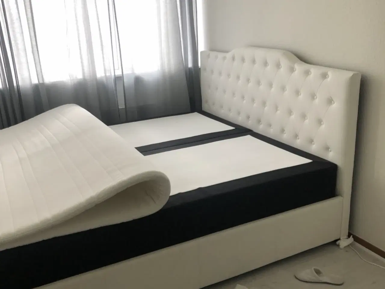 Billede 1 - sælge sengen,og madras og top madras ubrugt