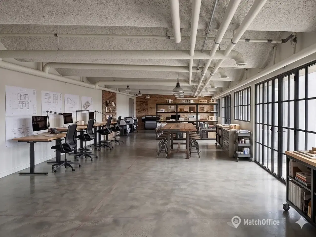 Billede 1 - Råt erhvervslejemål på 210 m² – skab dine egne rammer