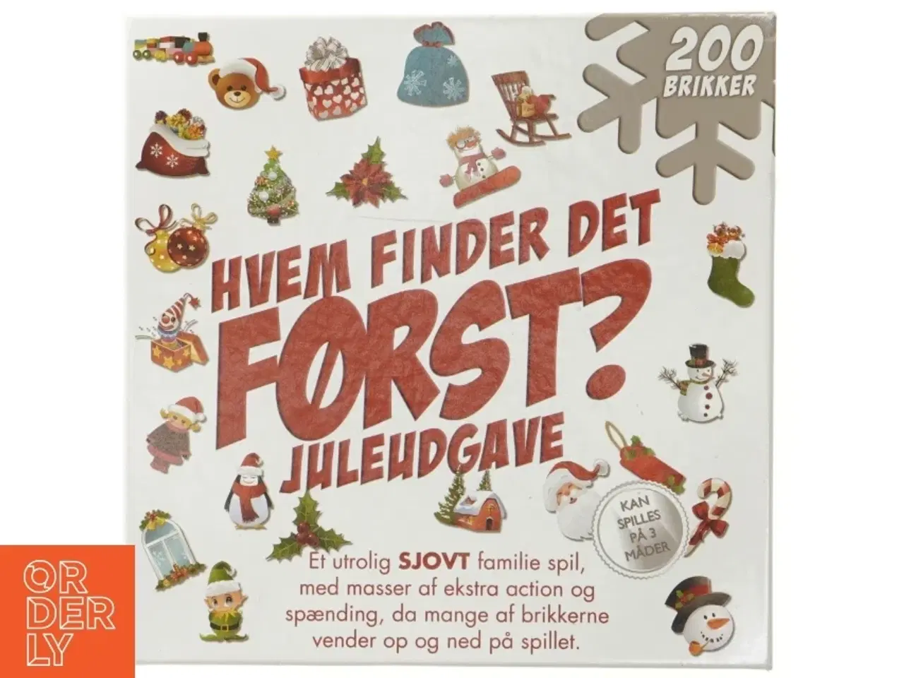 Billede 1 - Brætspil &#39;Hvem finder det først?&#39; - Juleudgave