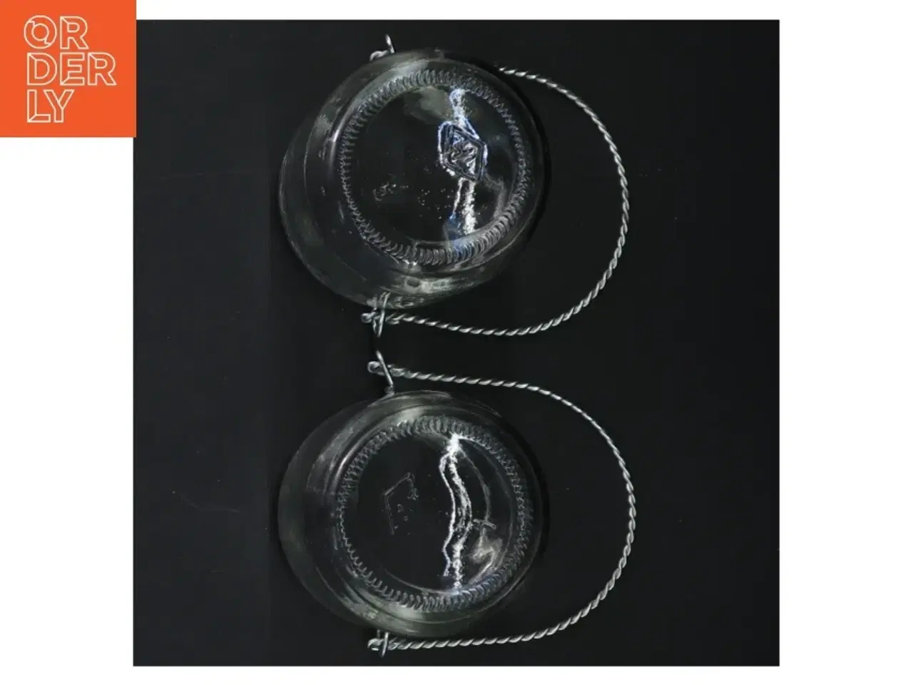 Billede 3 - Glas lanterner med håndtag (str. 9 cm. 2 styk)