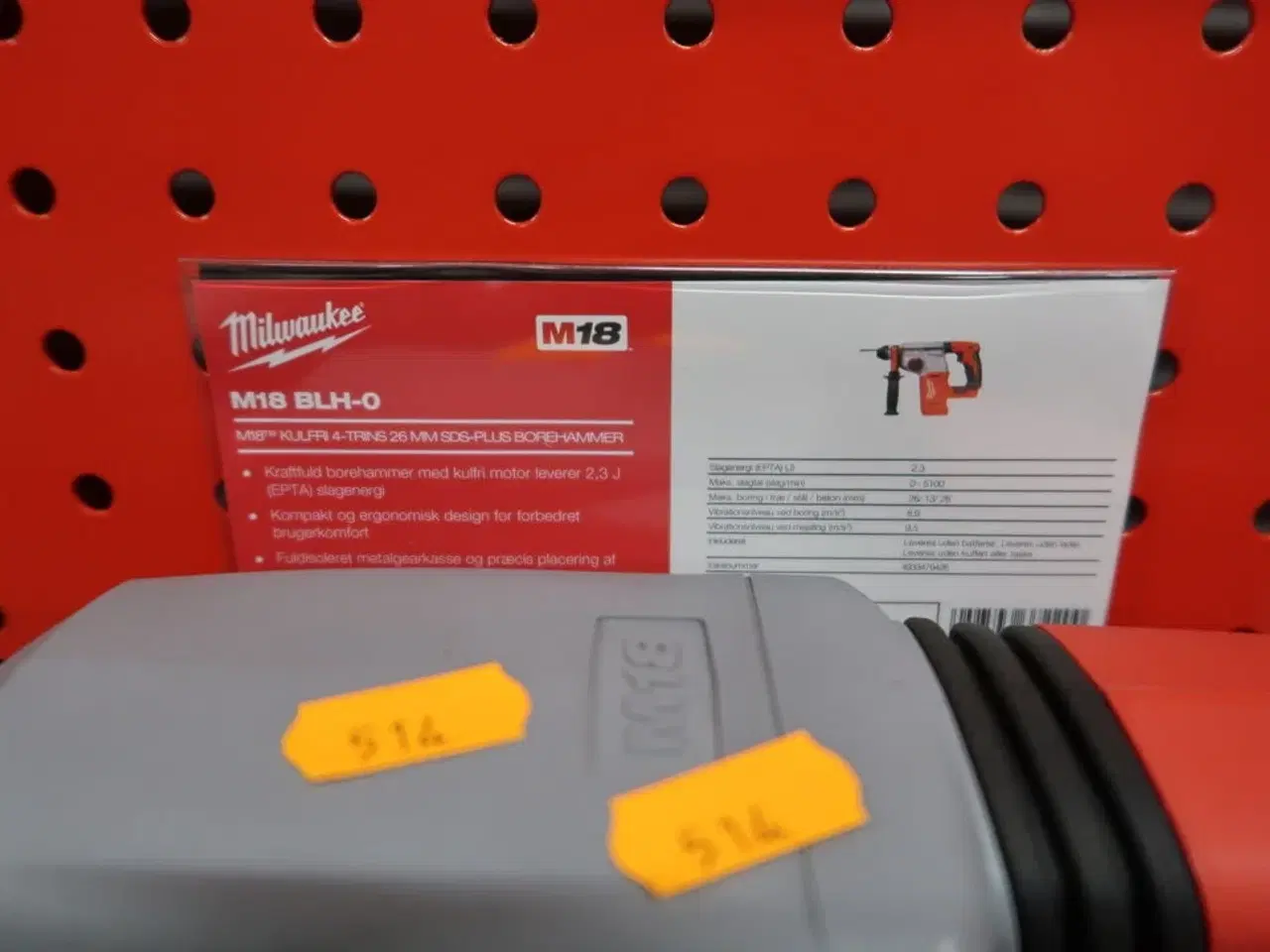 Billede 2 - Akku borehammer MILWAUKEE M18 BLH-0