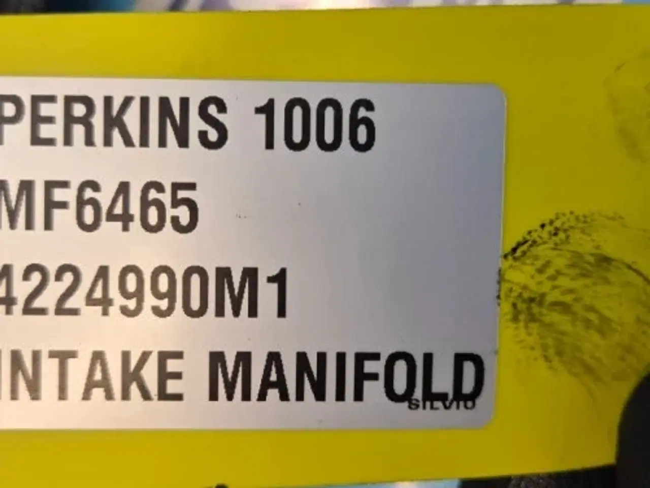 Billede 2 - Perkins 1006 Indsugningmanifold 4224990M1