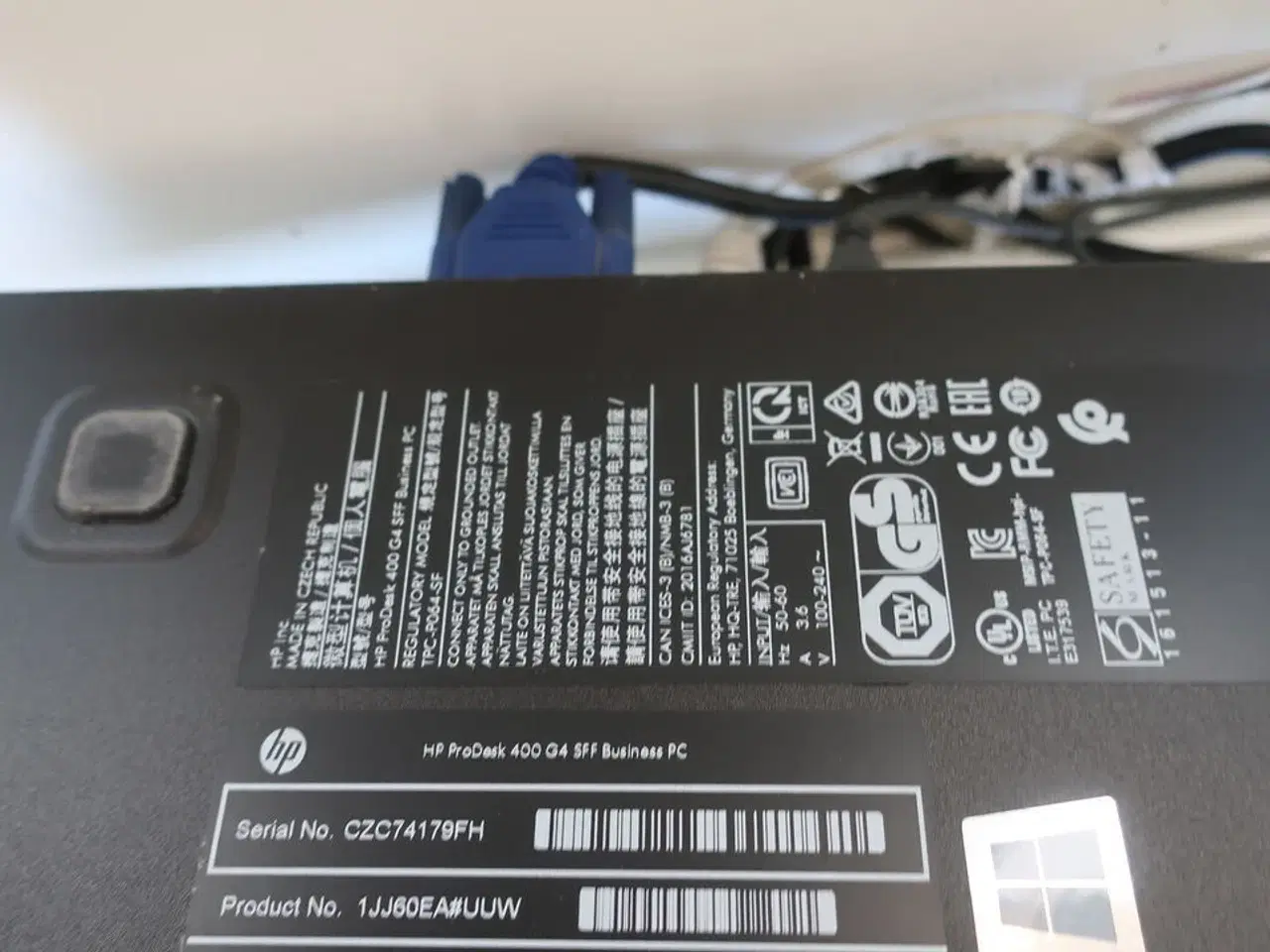 Billede 3 - Skærm 22" m. tastatur HP L2206w (PC medfølger ikke)