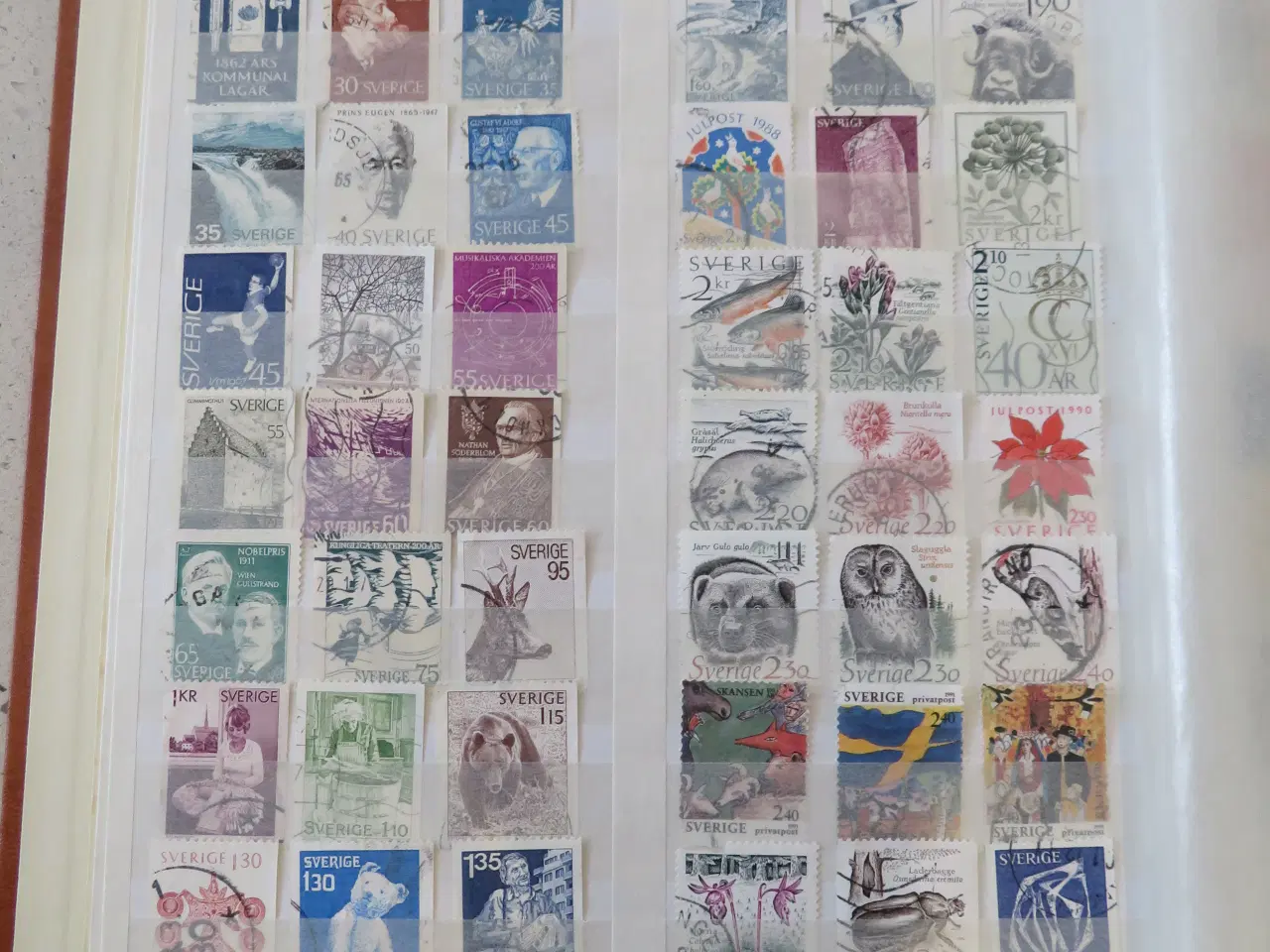 Billede 4 - Sverige, 303 forskellige frimærker