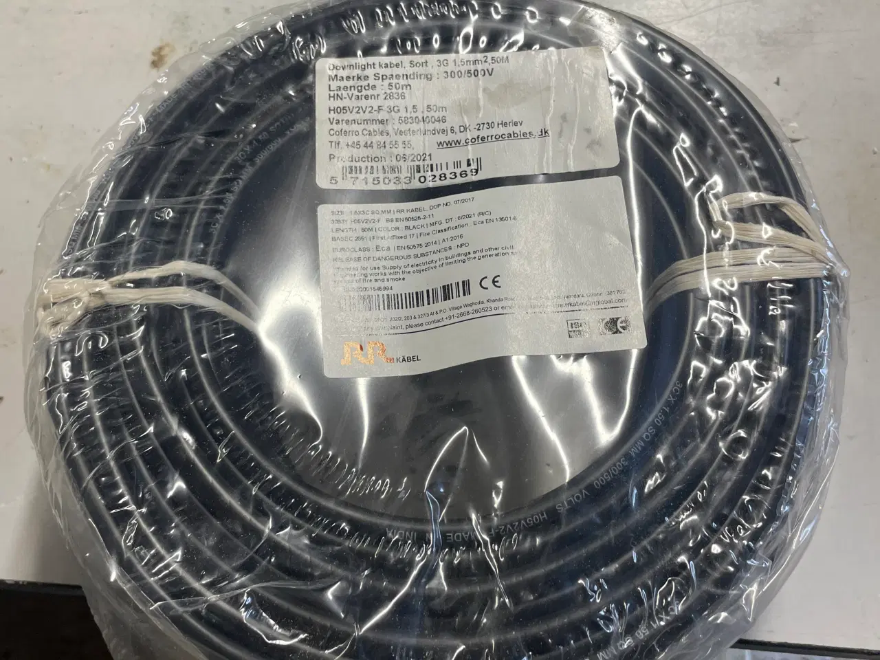 Billede 1 - Downlight kabel 3 x 1.5 50 meter
