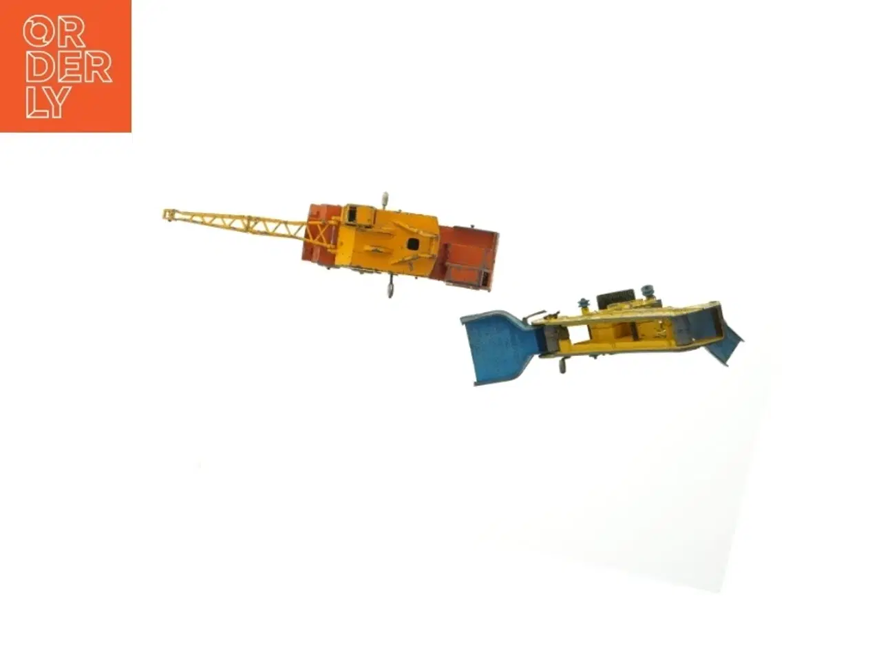 Billede 2 - Dinky Legetøj lastbil og gravemaskine sæt