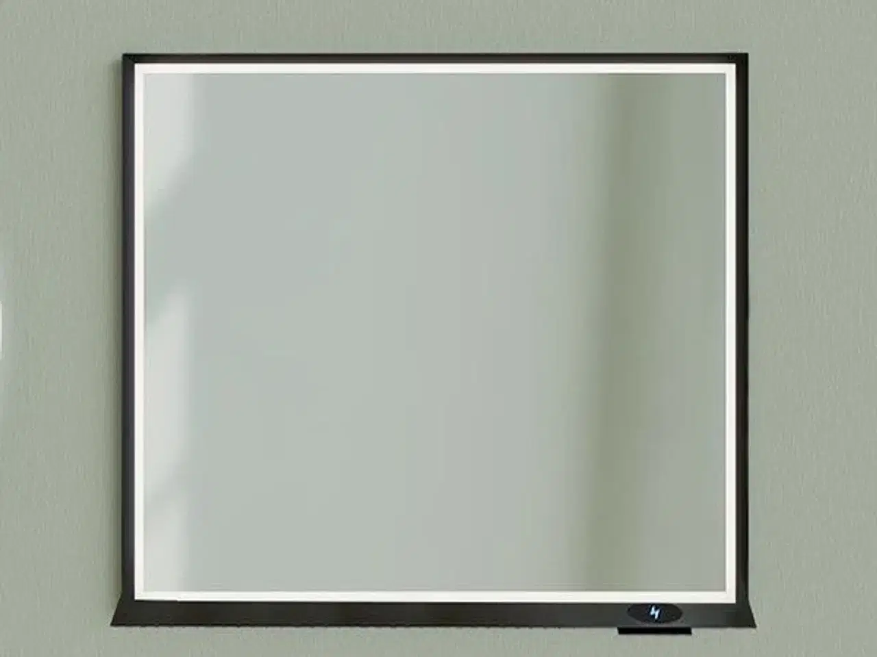 Billede 2 - Frame sort spejl med touchsensor, 80cm