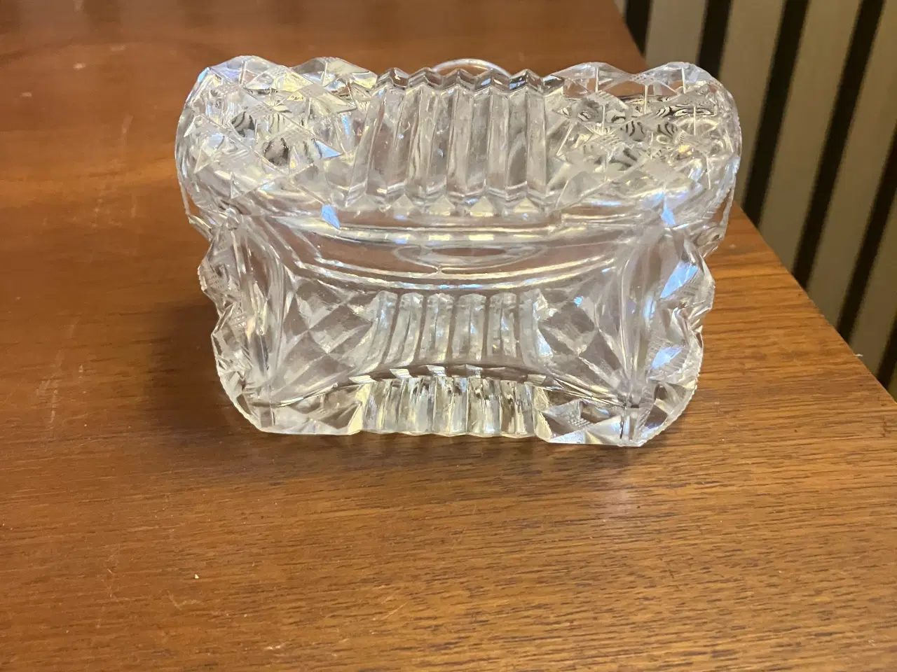 Billede 3 - Krystalglas parfume- eller duftflakon med låg