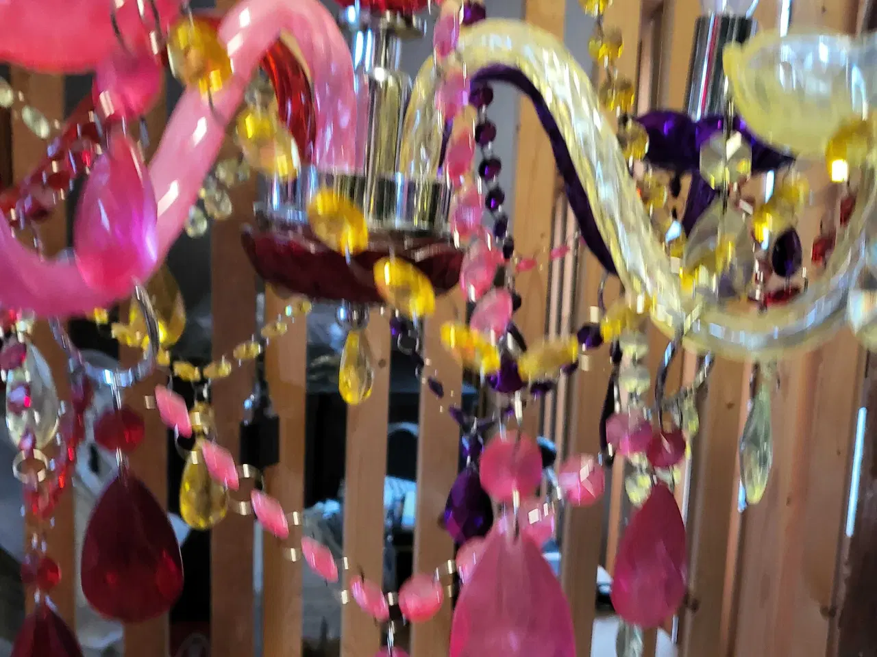 Billede 5 - Farverige lysekrone 