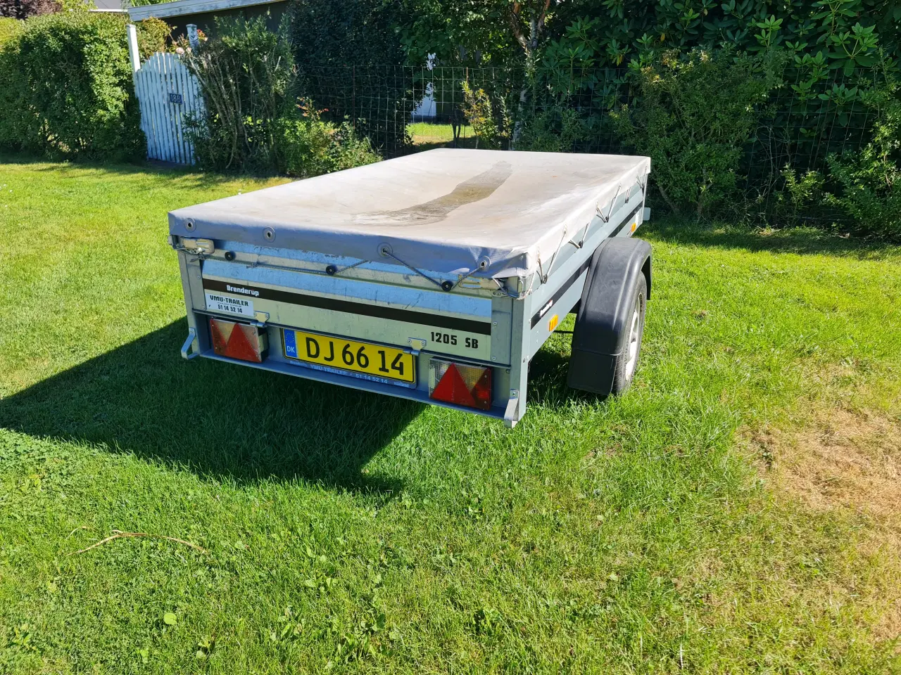 Billede 2 - BRENDERUP  1205 SB 750 kg trailer m. påløbs bremse