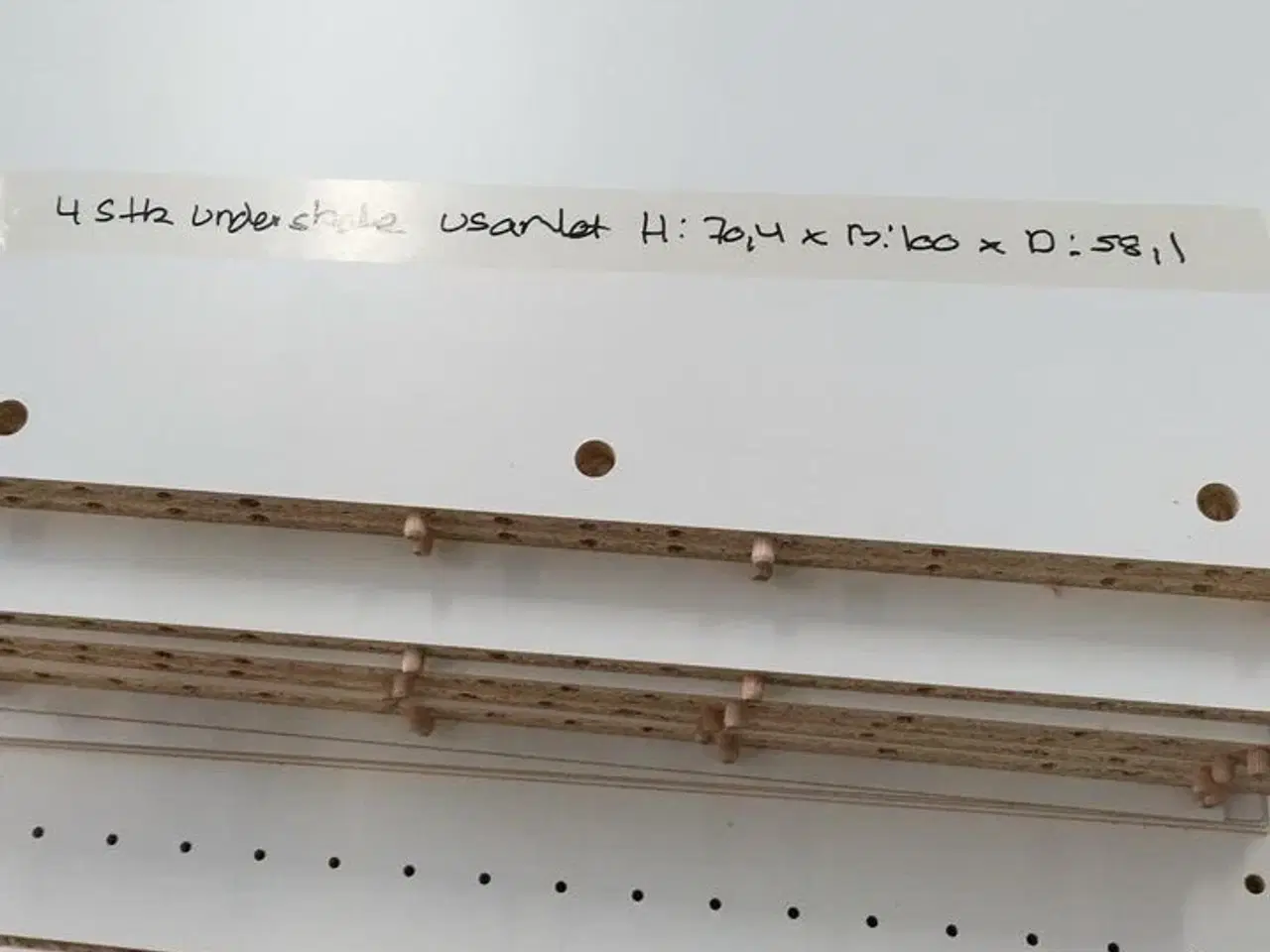 Billede 4 - 4 stk. usamlet underskabe H: 70,4 x B: 100 x D: 58,1