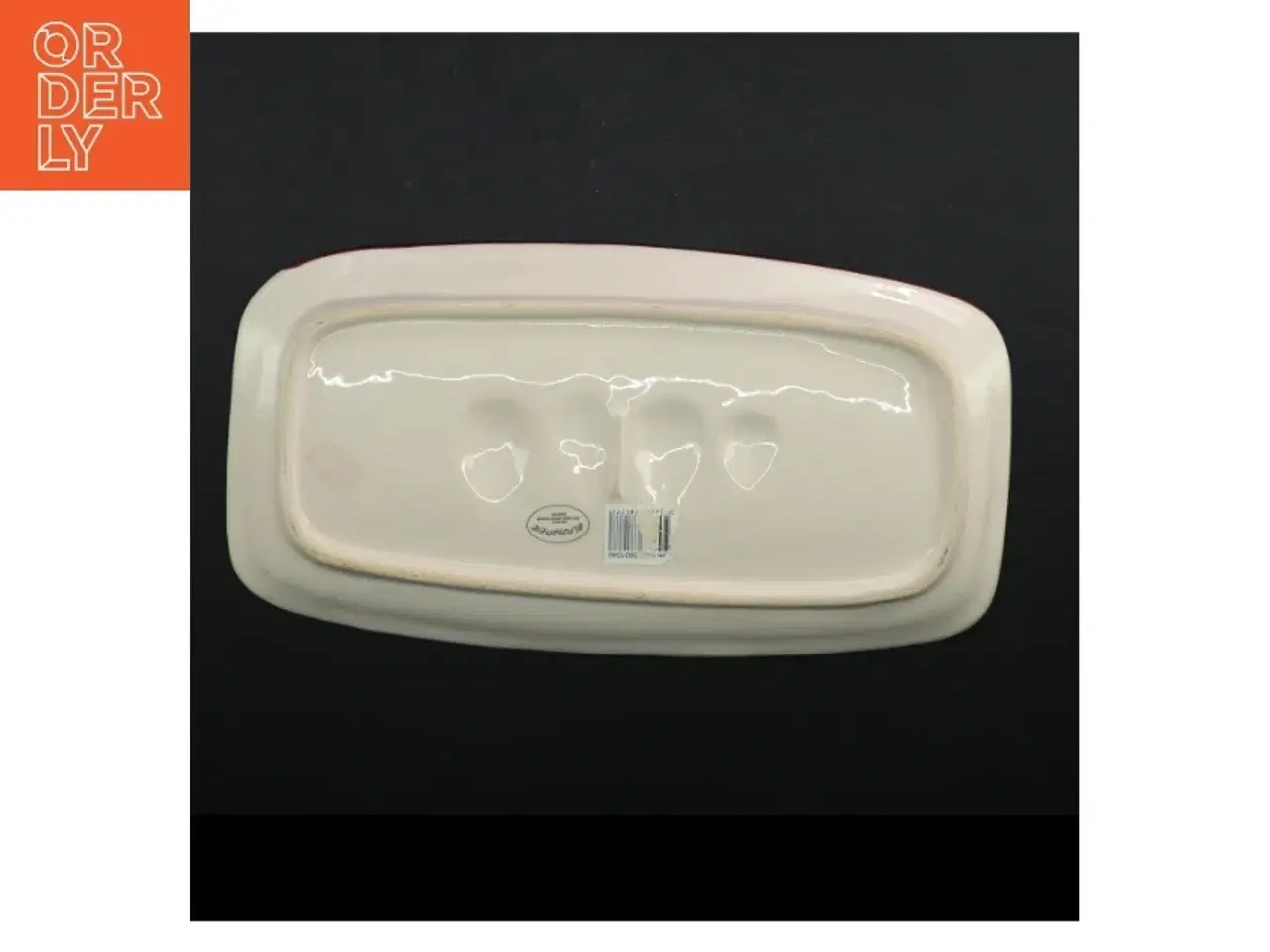 Billede 4 - Keramisk fad med julemotiv fra Atmosphere (str. 33x18 cm)