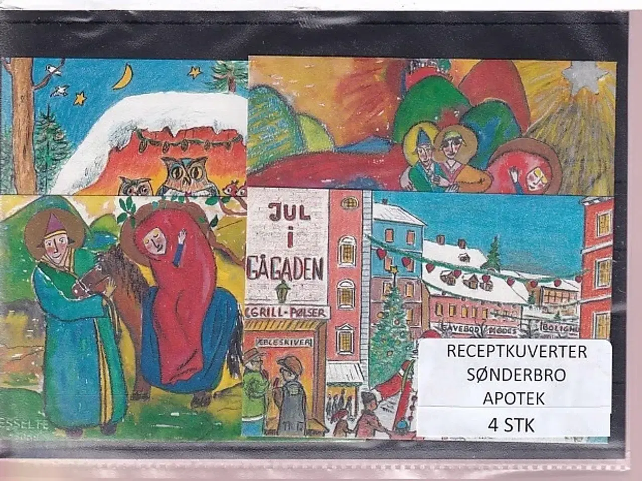 Billede 1 - Receptkuverter - Sønderbro Apotek - 4 Stk.
