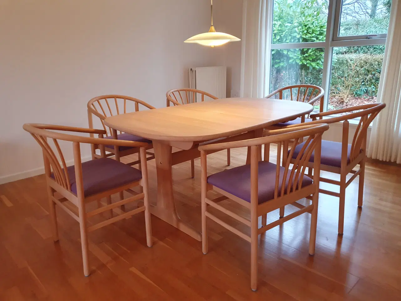 Billede 1 - Skovby SM74 spisebord med stole