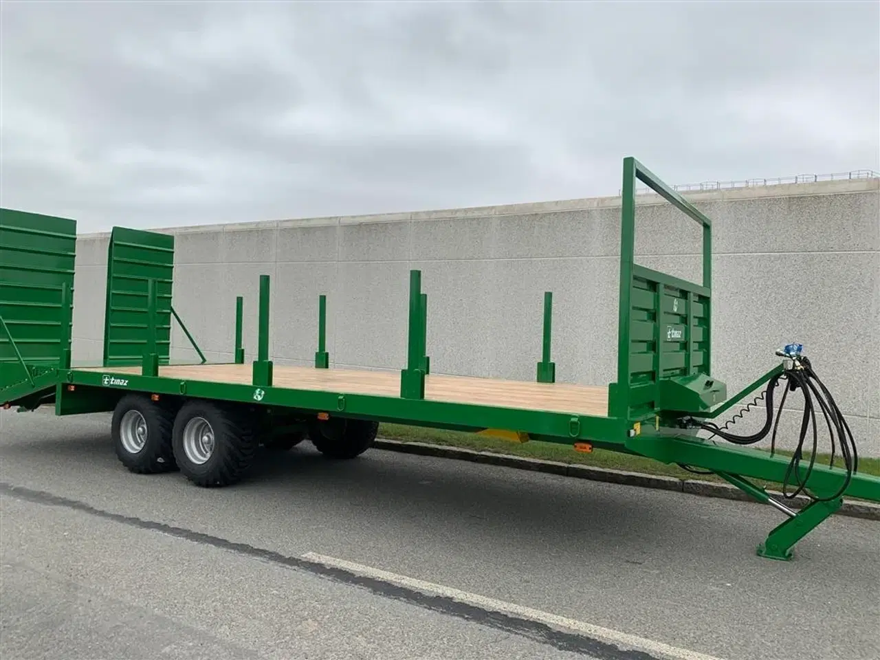 Billede 5 - Tinaz 12 tons - Multitrailer - 3 i en MASKINTRAILER - HALMVOGN - TRANSPORTVOGN