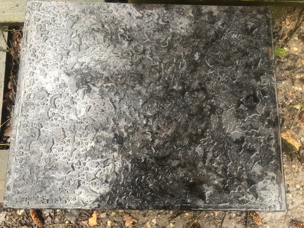 Billede 2 - Kraftig sort Galaxy granit plade