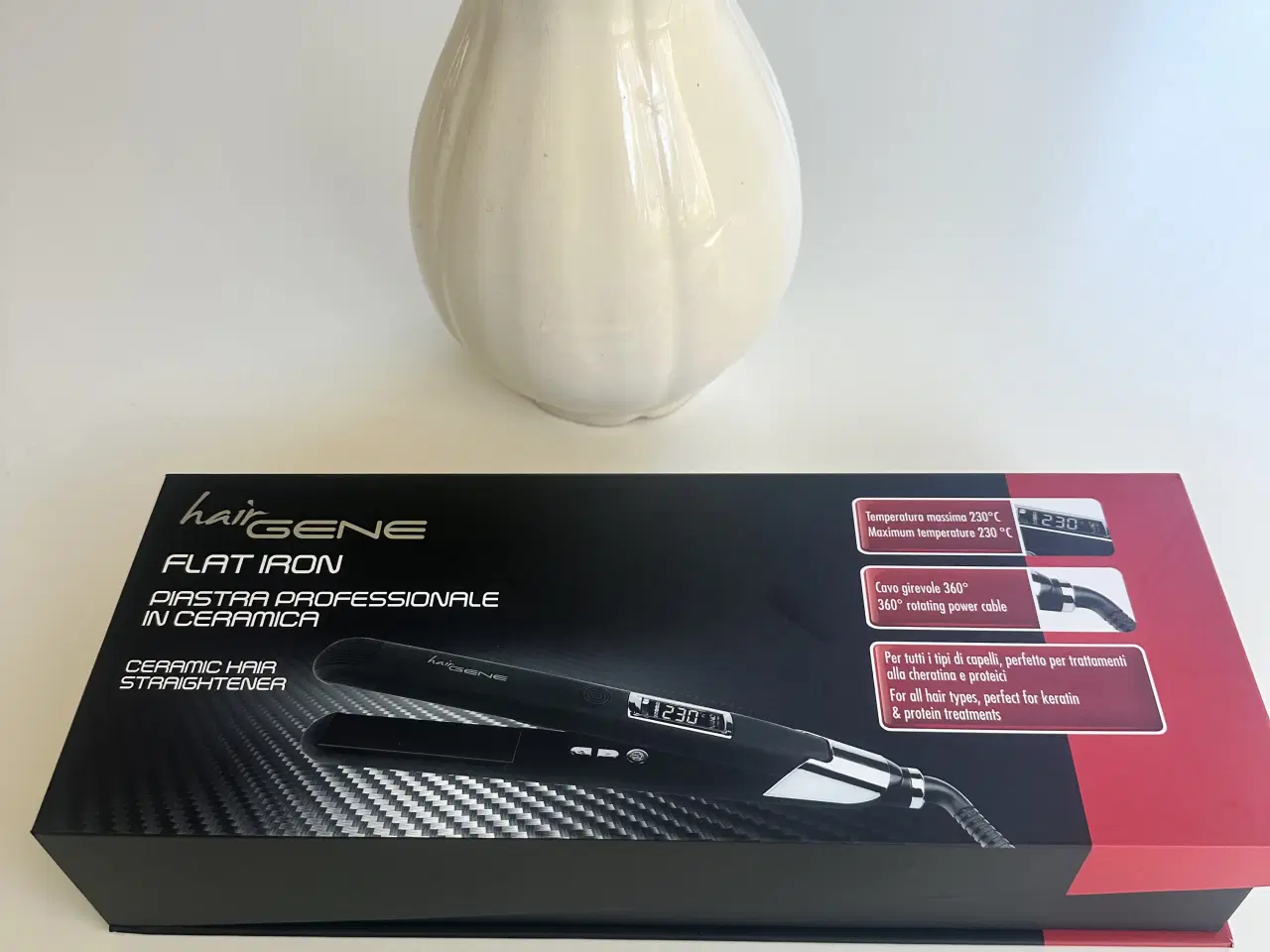 Billede 1 - Hairgene glatte og stylingjern small/slim