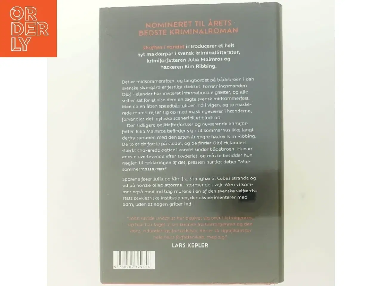 Billede 3 - Skriften i vandet af John Ajvide Lindqvist (Bog)