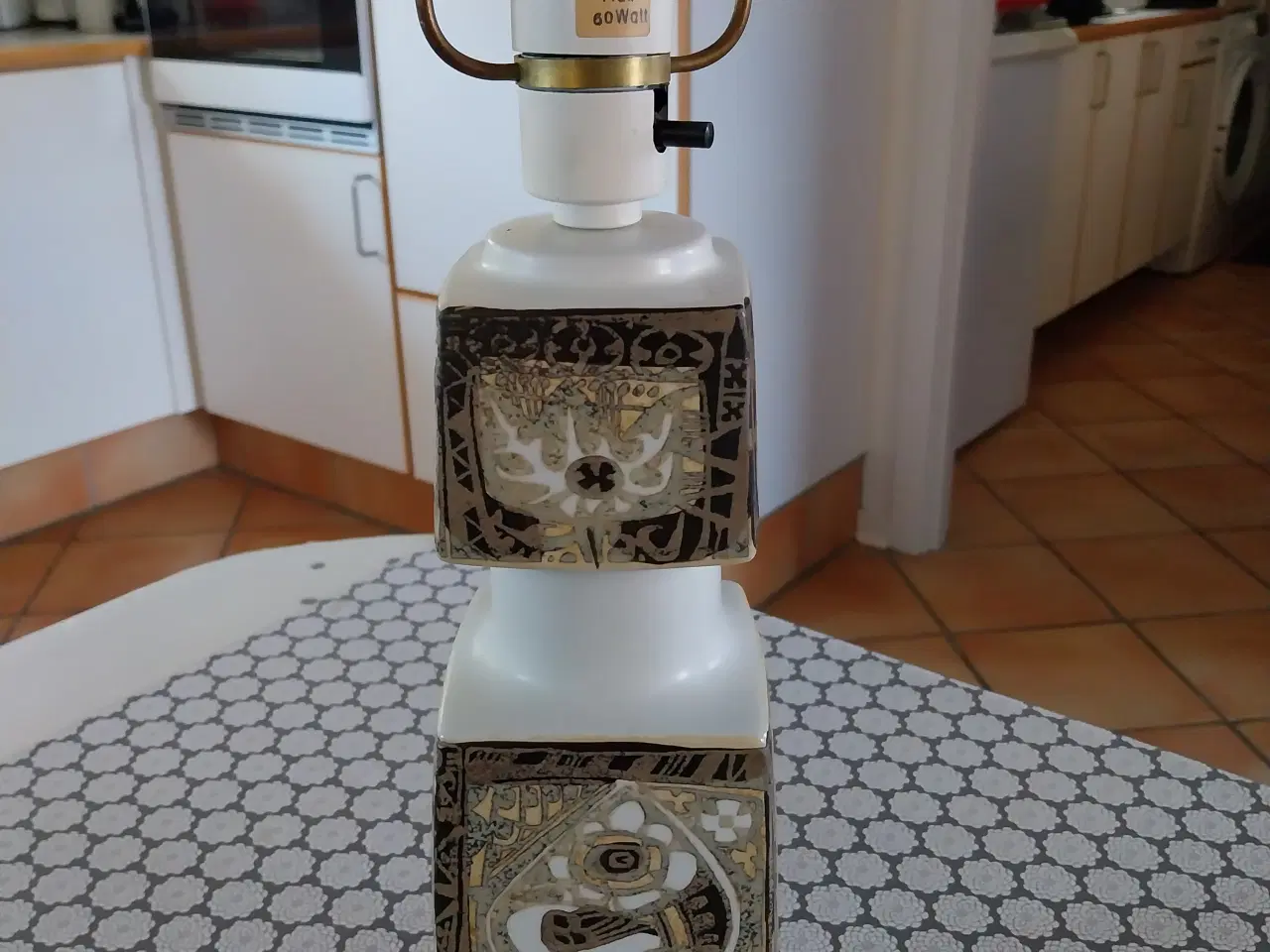 Billede 1 - bordlampe ROYAL COPENHAGEN fajance