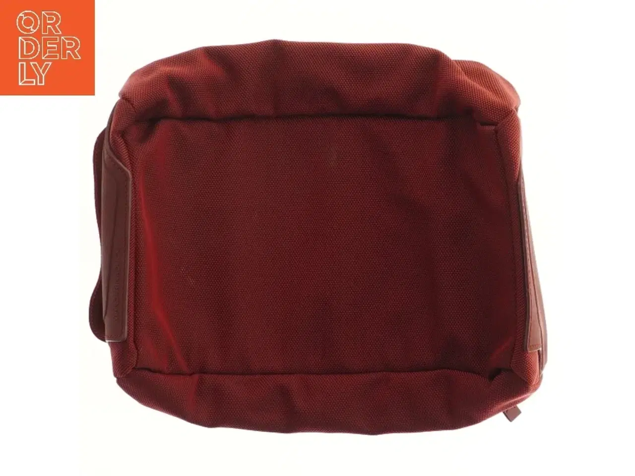 Billede 2 - Rød nylon taske med lynlåse (str. 29,5x23 cm)