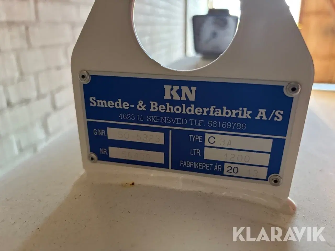 Billede 9 - Diesel/olie tank KN 1200L (C3A) ubrugt