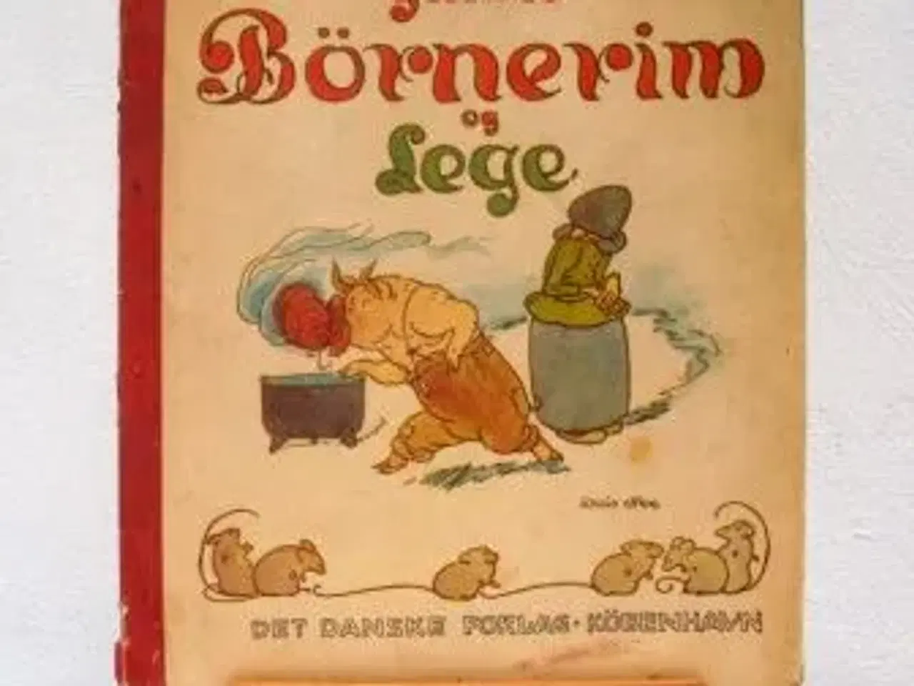 Billede 1 - Børnebog Gamle Börnerim og lege'