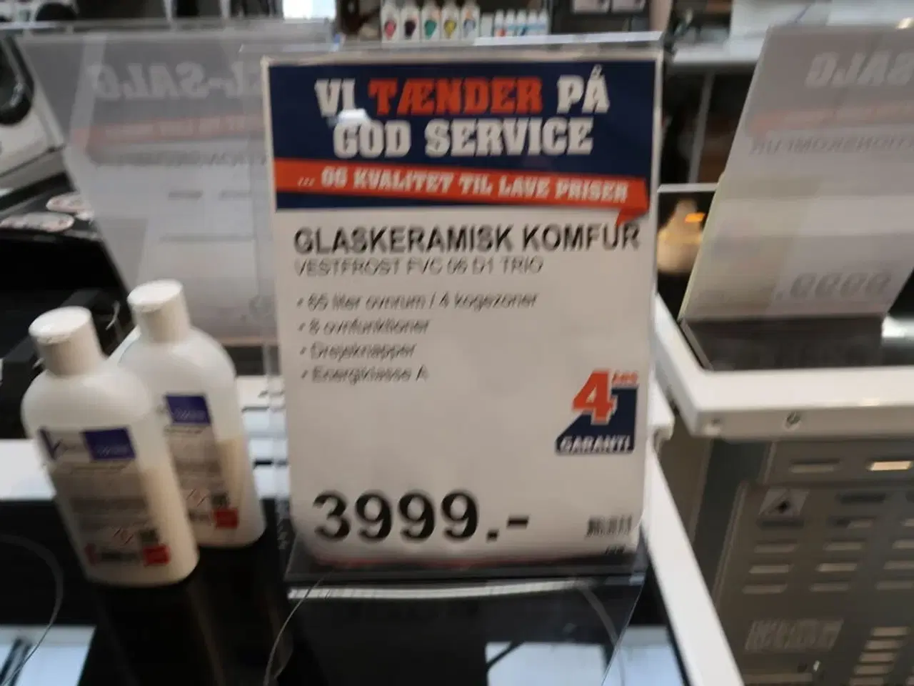 Billede 4 - Glaskeramisk komfur VESTFROST FVC 06 D1 TRIO
