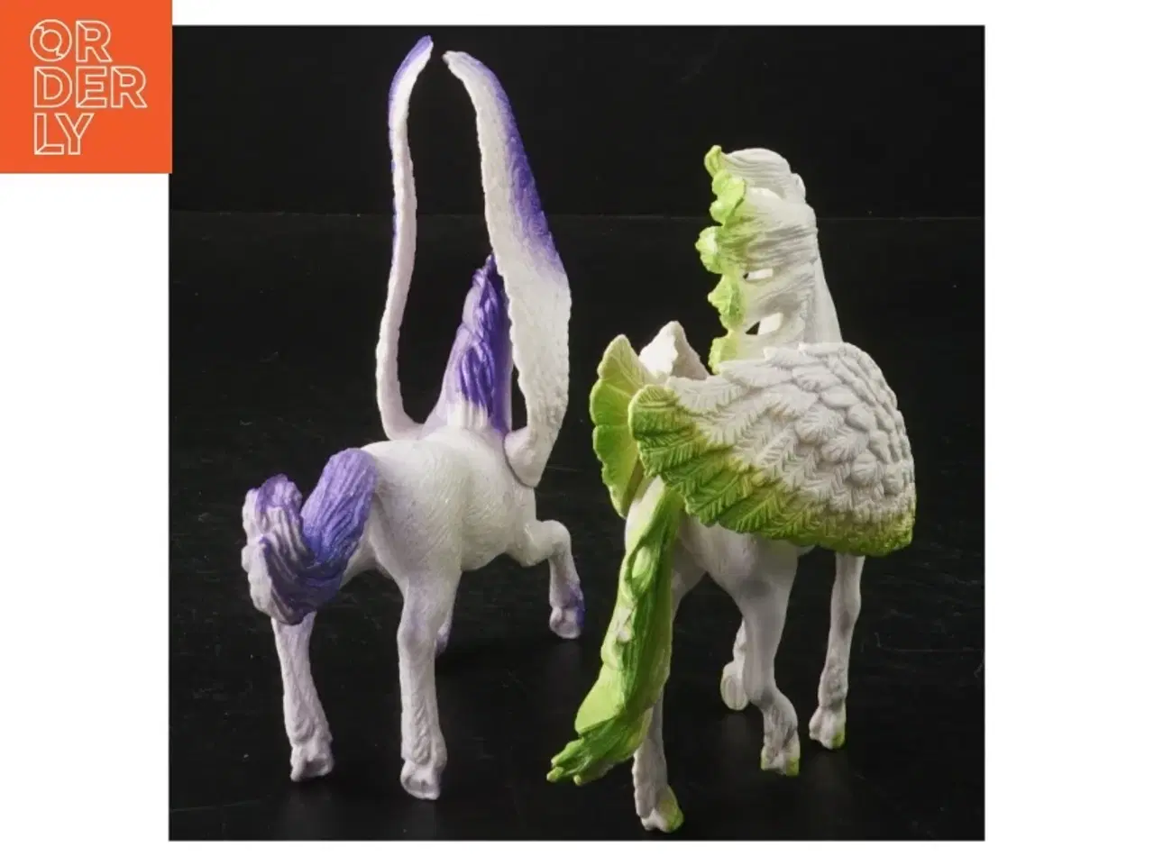 Billede 2 - Farverige enhjørning figurer (str. 14 x 9 cm)
